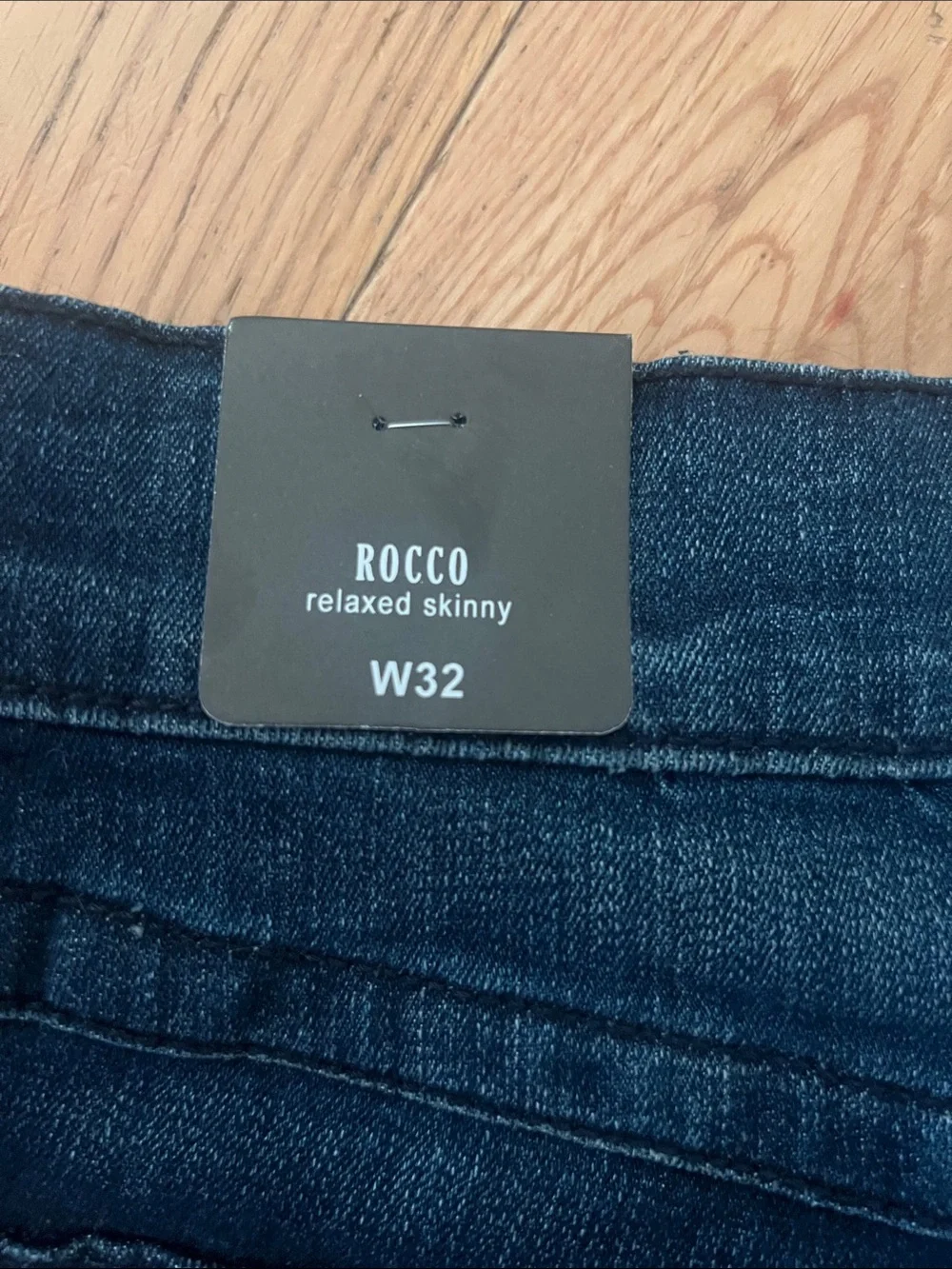 True Religion Men’s Dark Indigo Relaxed Skinny Jeans